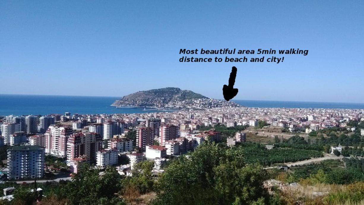 Beautiful Sultan House At Cleopatra Beach 1 With Umbrellas, Balcony, Barbecue, Private 100Mbps Wifi, Smart Tv, Table Games, Vip Trans-Fer - Beautiful Apartmenthouse Alanya Exterior photo